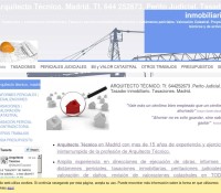 ARQUITECTO TECNICO EN MADRID. TLF- 644252673 – PERITO JUDICIAL. TASADOR INMOBILIARIO –  Spain