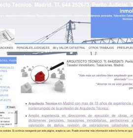 ARQUITECTO TECNICO EN MADRID. TLF- 644252673 – PERITO JUDICIAL. TASADOR INMOBILIARIO –  Spain