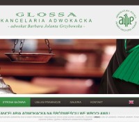 adw. Barbara J. Grzybowska Glossa Kancelaria Adwokacka Law – Legal Service,  Polish firm