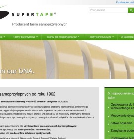 Supertape Polska Sp. z o.o. Producent i Konfekcjoner Taśm Samoprzylepnych  Polish firm