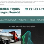 “Gienek Trans” Usługi Transportowe Grzegorz Krawiecki Industry and Manufacturing – Fuels, Automotive – Lubricants Oils Fuels,  Polish firm