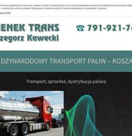 “Gienek Trans” Usługi Transportowe Grzegorz Krawiecki Industry and Manufacturing – Fuels, Automotive – Lubricants Oils Fuels,  Polish firm