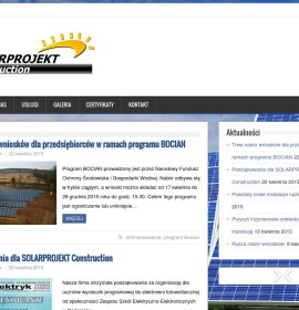 “Solarprojekt Construction” Sp. z o.o.  Polish firm