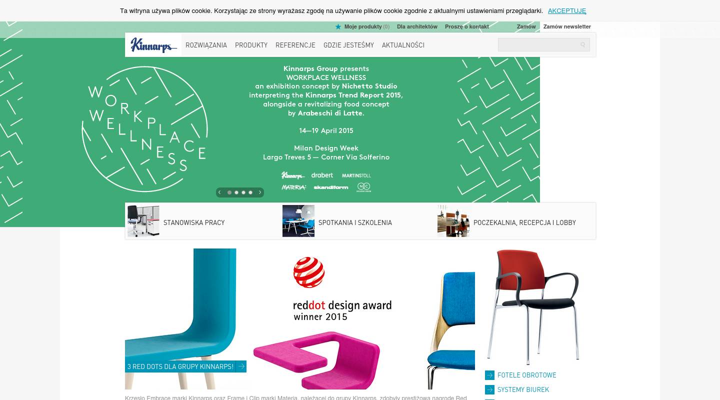 Polish furniture manufacturer "Kinnarps Polska Sp. z o.o." Warszawa