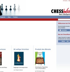 Chessware Schachversand – Home – Bernhard Jehle, Online Chess Store Chess Store, chess pieces, chess equipment, chess books German online store