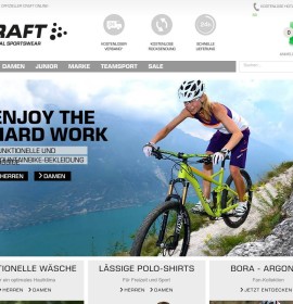 craft-sports.de CRAFT sportswear postage free in CRAFT Online Shop – functional underwear, Bike Wear, cross-country skiing, running German online store