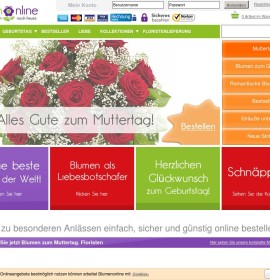 The Flower Delivery German online store