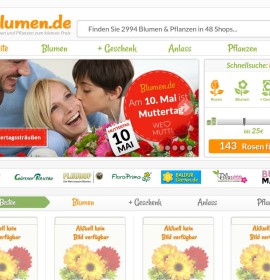 The online shop for flowers and NOSEGAY German online store