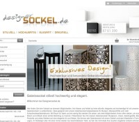 Designersockel.de – quality – stylishly – elegant – gallery pedestal German online store