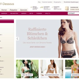 Lingerie underwear and lingerie in the lingerie store German online store