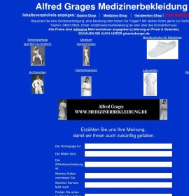 Alfred Grages doctors and hospital clothing – workwear workwear German online store