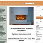 Ethanol fireplaces and electric fireplaces German online store