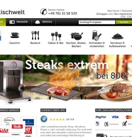 Tischwelt.de German online store
