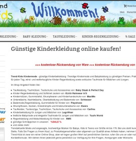 Trend-Kids Children’s Fashion German online store