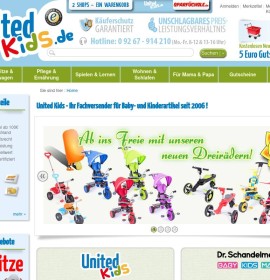 United Kids – Fachversand for Children / top prices, high quality, lightning fast German online store