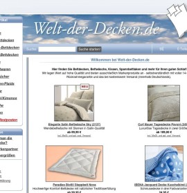 Welt-der-Decken.de – Premium duvet, bedding and home textiles German online store