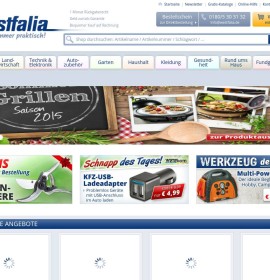Westfalia Germany – mail order specialist for tools, electronics, home and garden, car accessories and agriculture German online store
