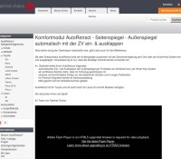 Unfold mirrors automatically with the ZV & single – AutoRetract comfort module – Mirrors German online store