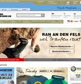 Bergfreunde.de shop – equipment for climbing, outdoor, hiking, trekking, clothing German online store