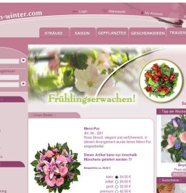 Flowers from Munich German online store