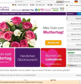 Flower Delivery – Online flowers sent with Euro Florist German online store