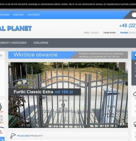 double gates, fences, metallic Polish online store