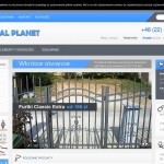 double gates, fences, metallic Polish online store