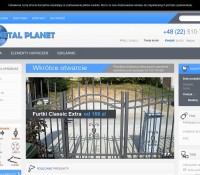 double gates, fences, metallic Polish online store