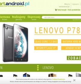 Online shop with mobile devices Polish online store