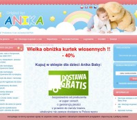 Online shop for children Anika Baby Shop Polish online store