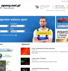 Opony.net.pl – winter and summer tires Polish online store