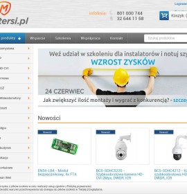 Automatic gates, alarms, access control – Montersi.pl Polish online store