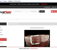 Stylish leather belts for men and women Polish online store