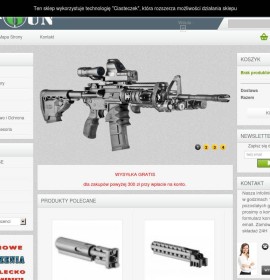 Shop with accessories for firearms. Polish online store