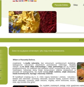 Natural soaps, vegetable, hand-made, natural cosmetics with honey, beeswax candles hand-crafted Polish online store