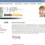 Bramkaochronna.pl – protective gate on the stairs Polish online store
