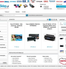 TonerySklep.pl – Shop with toners Polish online store