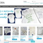 Christening robes with embroidered name and date of baptism – baptism accessories Polish online store