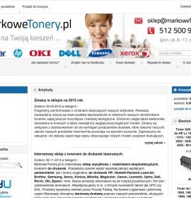 Shop with toners Polish online store