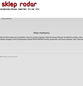 Grocers shop online – shop Rodar Polish online store