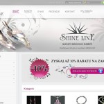 Shine Line crystal silver jewelry Polish online store