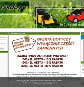 I-ogrod.pl – parts for mowers Polish online store