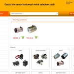 Sales of automotive parts for wind loading shop Polish online store