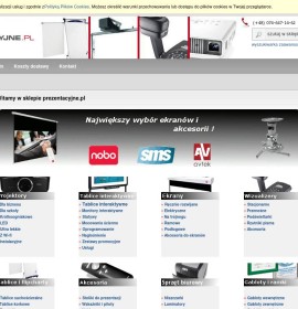Projectors, screens, blackboards and dry-wipeable Polish online store