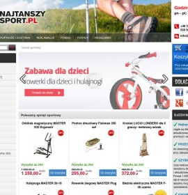 Shop NajtanszySport.pl Polish online store