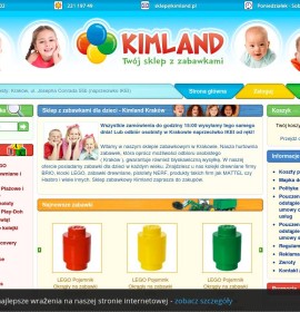 Kimland toy store Polish online store