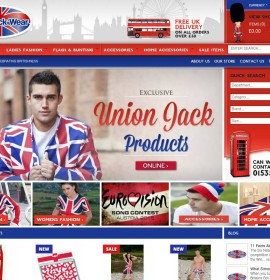 Union Jack Wear store Fashion House & Home British online store