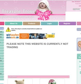 Baby Treasure Trove store Babies Gifts British online store