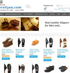 Leather Slippers store Gifts Fashion British online store