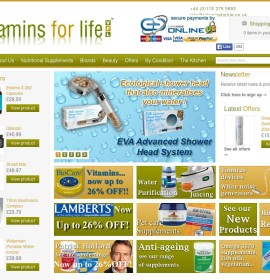 www.vitaminsforlife.co.uk store Health Products Beauty Care British online store